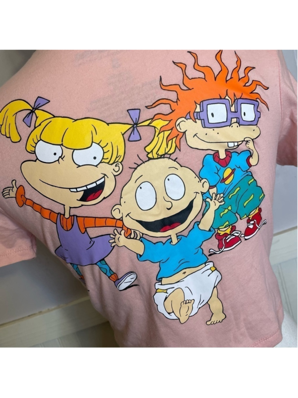 RUGRATS 90s Style Crop Top, baby tee, Graphic Tee - Picture 4 of 9